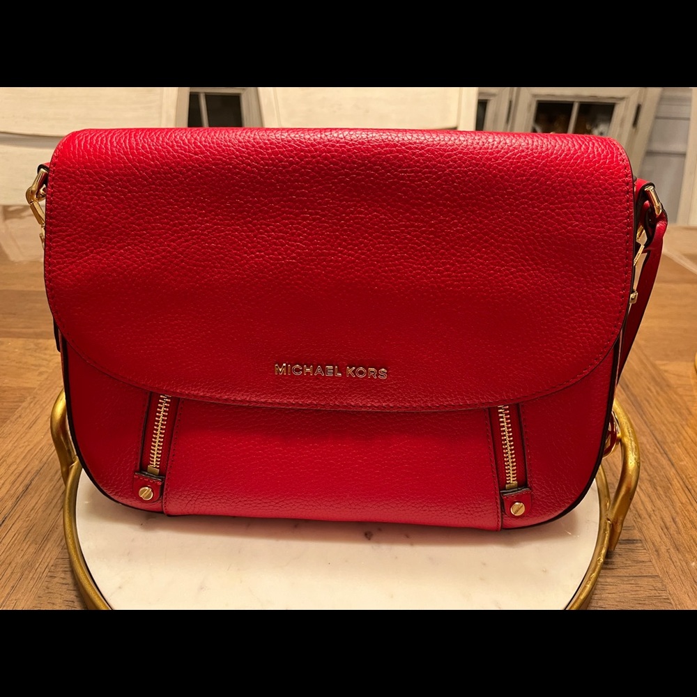 Michaels Kors Bedford Legacy leather flap shoulder bag
